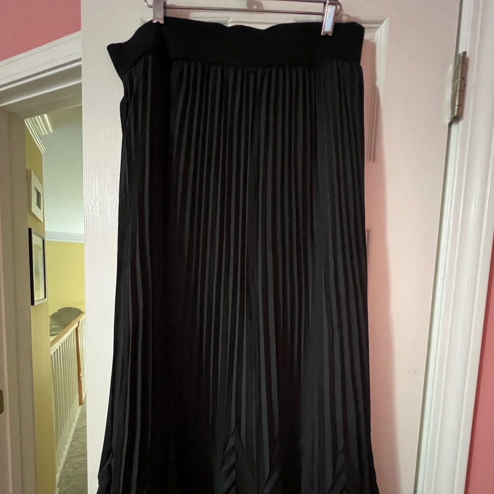 Missoni for Target Long Blavk Pleated Skirt Size L
